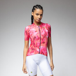 ALÉ Rövid ujjú kerékpáros mez - JARDIN 2.0 PR-E - piros