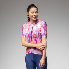 ALÉ Rövid ujjú kerékpáros mez - JARDIN 2.0 PR-E - színes