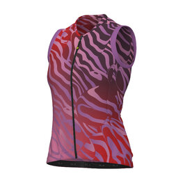 ALÉ Ujjatlan kerékpáros mez - PRAGMA SURFACE PR-E - rózsaszín/piros