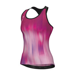 ALÉ Ujjatlan kerékpáros mez - PRAGMA CRAZY - piros