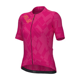 ALÉ Rövid ujjú kerékpáros mez - SCHEMA PR-E - piros