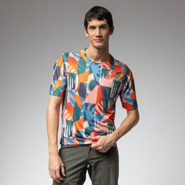 ALÉ Rövid ujjú kerékpáros mez - OFF ROAD - GRAVEL SAVANA - színes