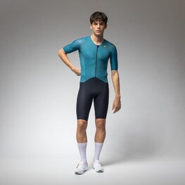 ALÉ Kerékpáros overall - TRIATHLON EAGLE TRI - zöld/fekete