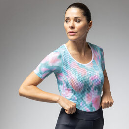 ALÉ Rövid ujjú kerékpáros póló - INTIMO JARDIN 2.0 - világoszöld