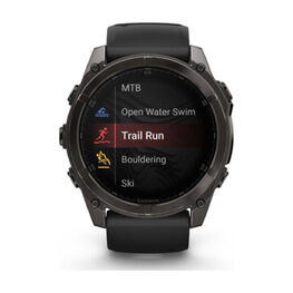 GARMIN okosóra - FENIX 8 AMOLED SAPPHIRE 51 mm - fekete