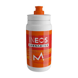 ELITE Kerékpáros palack vízre - FLY INEOS GRENADIER 550 ML 2026 - fehér/narancssárga