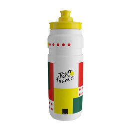 ELITE Kerékpáros palack vízre - FLY TOUR DE FRANCE COLORS 750 ML 2026 - fehér/sárga/piros
