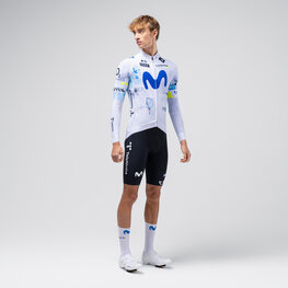 GOBIK Hosszú ujjú kerékpáros mez nyári - HYDER - fehér