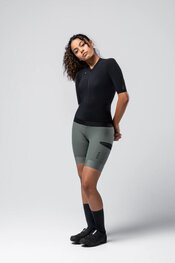 GOBIK Rövid ujjú kerékpáros mez - CX SOLID - fekete