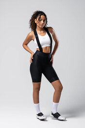 GOBIK Rövid kerékpáros nadrág kantárral - ABSOLUTE 6.1 - fekete