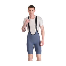 SPORTFUL Rövid kerékpáros nadrág kantárral - PULSE - kék