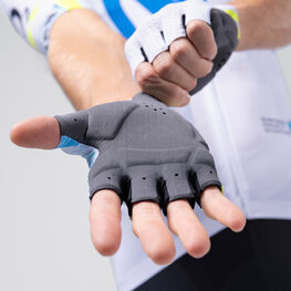 GOBIK Kerékpáros kesztyű rövid ujjal - VIPER MOVISTAR TEAM 26 - fehér