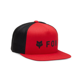 FOX Kerékpáros sapka - ABSOLUTE MESH SNAPBACK - piros