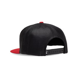 FOX Kerékpáros sapka - ABSOLUTE MESH SNAPBACK - piros