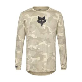 FOX Hosszú ujjú kerékpáros mez nyári - RANGER TRU DRI - szürke