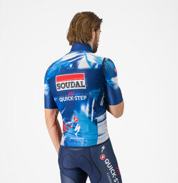 CASTELLI Kerékpáros mellény - PRO LIGHT WIND QUICK STEP 2025 - kék/piros