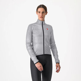 CASTELLI vízálló kabát - SQUALL SHELL W - ezüst