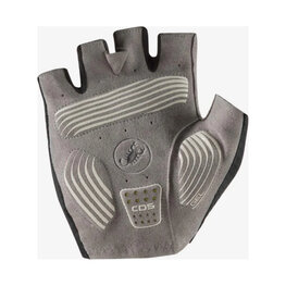 CASTELLI Kerékpáros kesztyű rövid ujjal - ESPRESSO - fekete