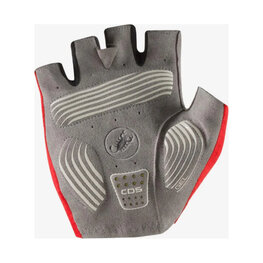 CASTELLI Kerékpáros kesztyű rövid ujjal - ESPRESSO - piros