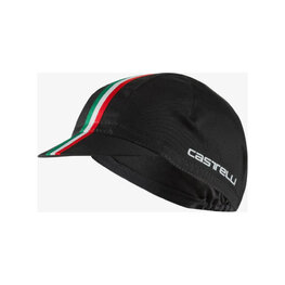 CASTELLI Kerékpáros sapka - ITALIA CAP - fekete