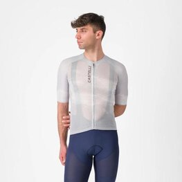 CASTELLI Rövid ujjú kerékpáros mez - CLIMBER'S A/C - ezüst
