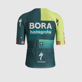 SPORTFUL Rövid ujjú kerékpáros mez - BORA HANSGROHE 2024 - világoszöld/zöld