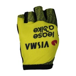 RAPIDGEAR Kerékpáros kesztyű rövid ujjal - VISMA TDF25 REPLICA GLOVES - sárga/fekete