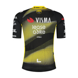 RAPIDGEAR Rövid ujjú kerékpáros mez - VISMA TDF25 REPLICA JERSEY - sárga/fekete