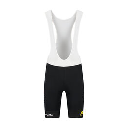 RAPIDGEAR Rövid kerékpáros nadrág kantárral - VISMA TDF25 REPLICA BIBSHORT - fekete