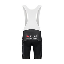 RAPIDGEAR Rövid kerékpáros nadrág kantárral - VISMA TDF25 REPLICA BIBSHORT - fekete
