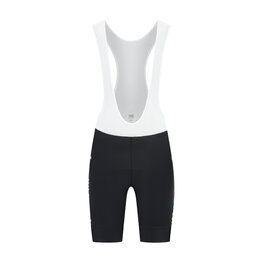 RAPIDGEAR Rövid kerékpáros nadrág kantárral - REPLICA VISMA 2026 - fekete/fehér