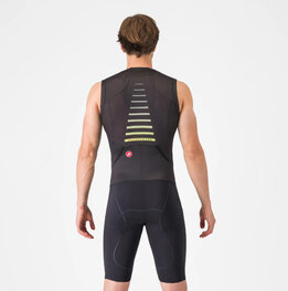 CASTELLI Kerékpáros overall - FREE SANREMO 3 - fekete