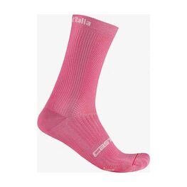 CASTELLI Klasszikus kerékpáros zokni - GIRO D'ITALIA 18 - rózsaszín