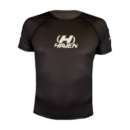 HAVEN Rövid ujjú kerékpáros póló - DRY2SKIN KID - fekete