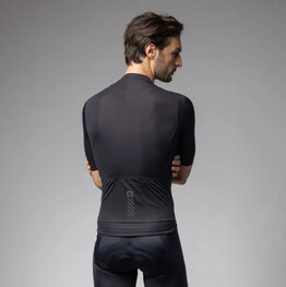 ALÉ Rövid ujjú kerékpáros mez - COLOR BLOCK PRAGMA - fekete