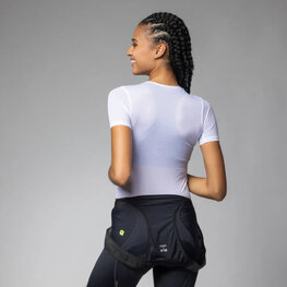 ALÉ Rövid ujjú kerékpáros póló - VELO ACTIVE INTIMO - fehér