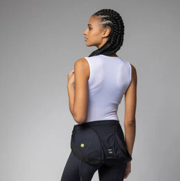 ALÉ Ujjatlan kerékpáros póló - VELO ACTIVE INTIMO - fehér