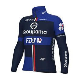 ALÉ Kerékpáros dzseki béléssel - GROUPAMA FDJ 2025 WINTER - kék
