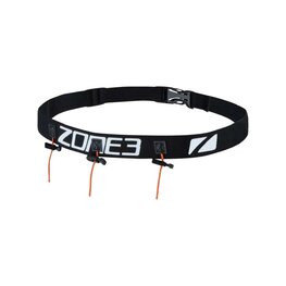 ZONE3 öv - RACEBELT-GEL LOOPS  - fekete/fehér