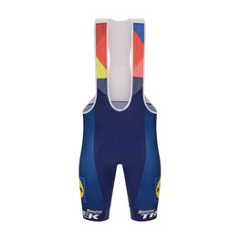 SANTINI Rövid kerékpáros nadrág kantárral - LIDL TREK 2025 - kék