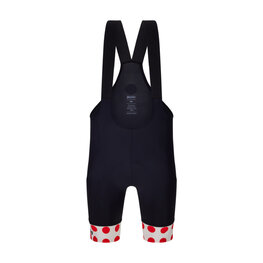 SANTINI Rövid kerékpáros nadrág kantárral - TOUR DE FRANCE - BIB SHORTS - fekete