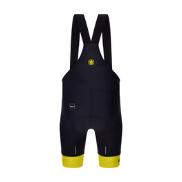 SANTINI Rövid kerékpáros nadrág kantárral - TOUR DE FRANCE - BIB SHORTS - fekete