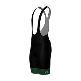 SANTINI Rövid kerékpáros nadrág kantárral - TOUR DE FRANCE - BIB SHORTS - fekete