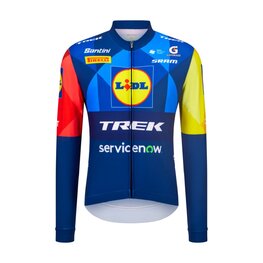 SANTINI Hosszú ujjú kerékpáros mez nyári - LIDL TREK - LONG-SLEEVE JERSEY