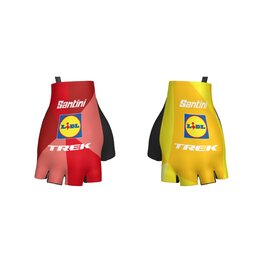 SANTINI Kerékpáros kesztyű rövid ujjal - LIDL TREK - GLOVES