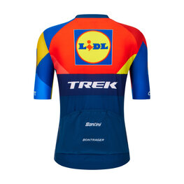 SANTINI Rövid ujjú kerékpáros mez - LIDL TREK 2025 - színes