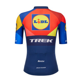 SANTINI Rövid ujjú kerékpáros mez - LIDL TREK 2025 - színes