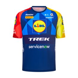 SANTINI Rövid ujjú kerékpáros póló - LIDL TREK - TECHNICAL T-SHIRT