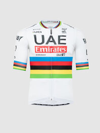 PISSEI Rövid ujjú kerékpáros mez - UAE TEAM EMIRATES 2024 - színes