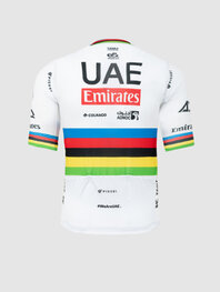 PISSEI Rövid ujjú kerékpáros mez - UAE TEAM EMIRATES 2024 - színes
